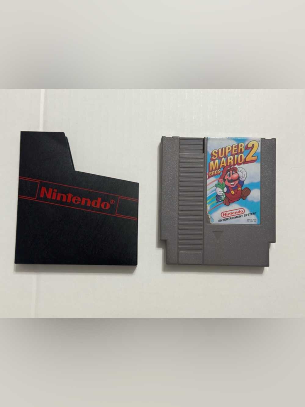 Super Mario Bros. 2 Nintendo Entertainment System NES Game Cartridge/Dust Cover